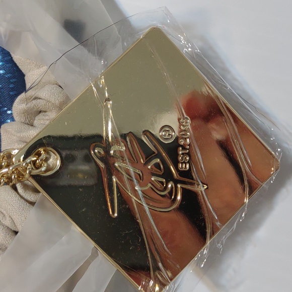 TOTENCARRY Boho Tribal Print STANDARD DUFFLE in Blue Trim (Unisex) - Picture 11 of 16